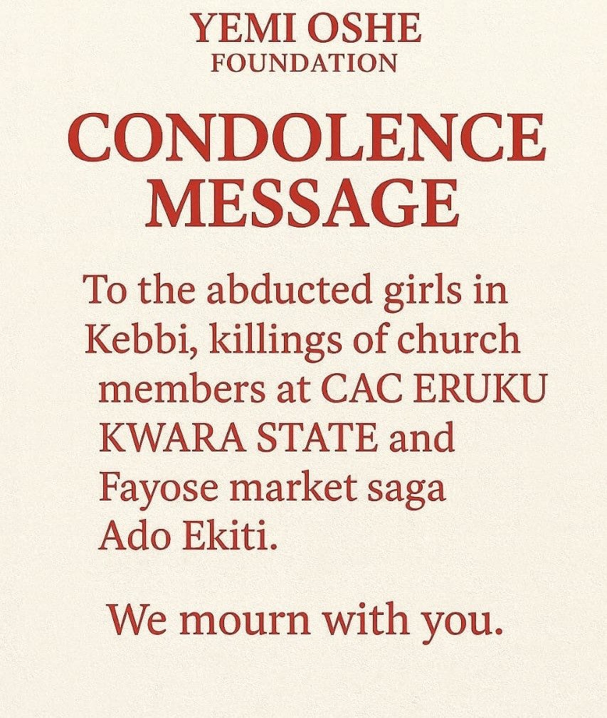 Message of Hope to Nigerians at the difficult time.